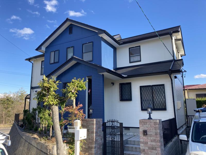 多治見市Ａ様邸　外壁塗装・屋根カバー工法　雨樋交換　外壁補修工事